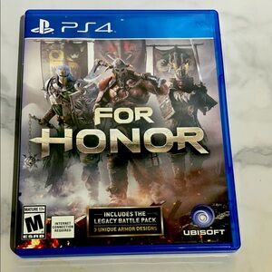 For Honor PS4 Game by - Blue Case